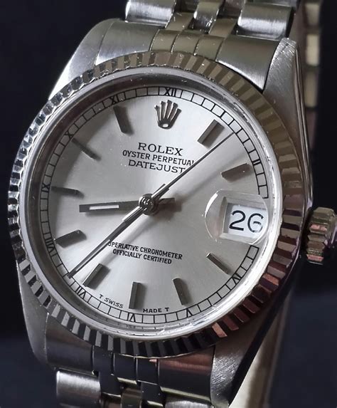 rolex datejust cobalto oro bianco